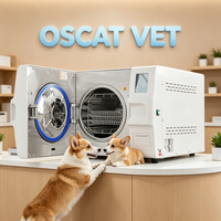 Autoclave à vapeur de classe B OSCAT pour équipement médical vétérinaire avec porte automatique et stérilisateur à vide pulsé