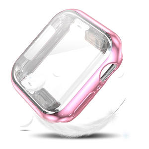 Estuche Protector para <span class=keywords><strong>Apple</strong></span> <span class=keywords><strong>Watch</strong></span> <span class=keywords><strong>Serie</strong></span> 9, TPU Plateado, Protección Completa de Pantalla, Accesorios para iWatch 1-<span class=keywords><strong>6</strong></span> - Product Image 4