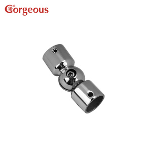 Magnífico Conector de Tubería Flexible de 90 Grados de Acero Inoxidable para Aplicaciones en Centros Comerciales, para Pasamanos y Barandillas - Product Image 1
