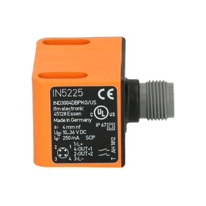 เซ็นเซอร์แบบเหนี่ยวนำคู่ IFM IN5225 รุ่นดั้งเดิมสำหรับแอคชูเอเตอร์ IND3004DBPKG/US-100-DPV ราคาดี - Product Image 1