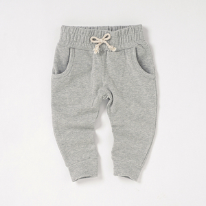 클리어런스 아기 레깅스 신생아 무지 유기농 면 유니섹스 네이비 레깅스 아기용 - Product Image 4