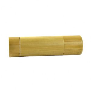 Bamboo Cosmetic Makeup Packaging <b>Custom</b> Lip Balm Empty Containers <b>Lipstick</b> Tube Eco-friendly Luxury 3ml/5ml <b>Custom</b> Logo - Product Image 1