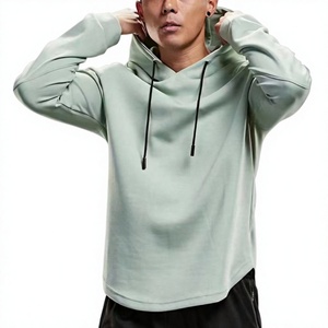 เสื้อสเวตเชิ้ตโอเวอร์ไซส์คุณภาพพรีเมียมแบบขายส่ง ทรงหลวมไหล่ตก สไตล์สปอร์ต เสื้อฮู้ดดี้สั่งทำได้ เสื้อผ้าผู้ชาย - Product Image 5