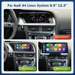 12.3 pollici 8.9 pollici schermo multimediale Airplay Wireless CarPlay Android Auto Linux Touch Screen per <span class=keywords><strong>Audi</strong></span> <span class=keywords><strong>A4</strong></span> 2009-2012 - Product Image 3