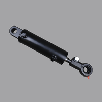 Cylindre hydraulique de basculement à double effet en acier chromé dur personnalisé pour tracteur-chargeur, pression 28 MPa, garantie 1 an