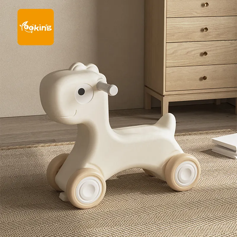 Portable 3 In 1 Kids' Scooters Pvc Toy Horse On Wheels For Kids Rocking Horse Toy