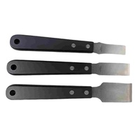 Ensemble de lames de grattoir en acier inoxydable et en bois, qualité DIY, pour le nettoyage des murs, des sols et des fenêtres, 15 mm/20 mm/30 mm