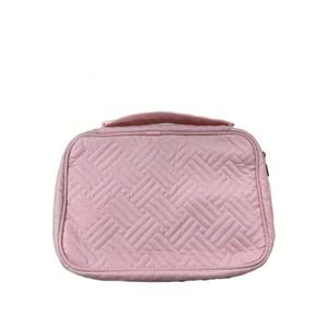 Custom Logo Embroidered Durable Gold Zipper Cotton Travel Cosmetic Bag Portable Handmade Rings Bracelet Jewelry OEM/ODM - Product Image 4