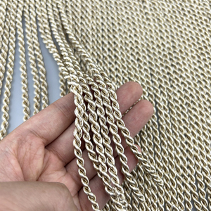 Hộ Gia Đình Dệt May 100% Polyester Bện Trim Xoắn 20 Cm Tua Vàng Rìa Cho Sofa Rèm Gối Bìa Trang Trí - Product Image 6