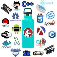 50pcs autocollants de programmation pour développeurs, codeurs, programmeurs, hackers, geeks et ingénieurs, autocollants de développeur pour ordinateur portable