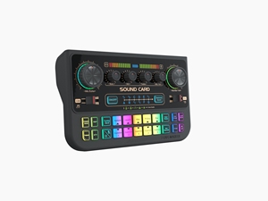 Huayi Voice X1 Sound Crad puede <span class=keywords><strong>cambiar</strong></span> la <span class=keywords><strong>voz</strong></span> con reverberación para Youtube Podcast Live Streaming - Product Image 6