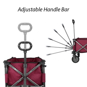 KingGear - Carrito Plegable de Acero Inoxidable para Playa y <span class=keywords><strong>Camping</strong></span>, con Malla, para Exteriores, con Puerta Trasera, OEM - Product Image 2