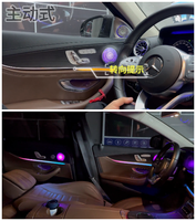 Für Mercedes-Benz E-Klasse W213 Fahrzeug-Innenraum-Ambientebeleuchtungssystem - Hochwertige Zubehörteile Plug&Play 6V/12V 64 Farben
