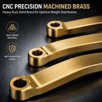 Brass High Clearance Chassis Links Set 1/30 RC Crawler Adding Weight to Lower Center of Gravity, Upgrade Replacement Parts