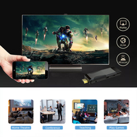 Byintek S96 Stick boîte de jeu de lecteur vidéo et audio à usage domestique et android tv 4k 2G 16G mémoire fonctionne avec la télévision