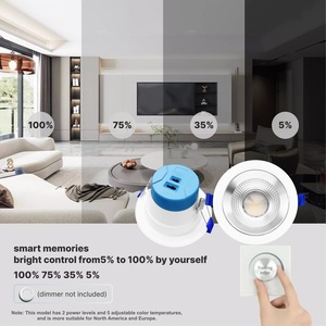 Tại chỗ xuống ánh sáng chống chói tính năng phù hợp nhôm có sẵn 10W 20W 35W SAA Downlight Dimmable 3cct CE IP44 chứng nhận ánh sáng - Product Image 2