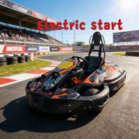 Go Kart para Adultos, Todoterreno, con Pedal Ajustable, Freno de Disco Trasero, Velocidad Máxima de 60-80 km/h, Gasolina