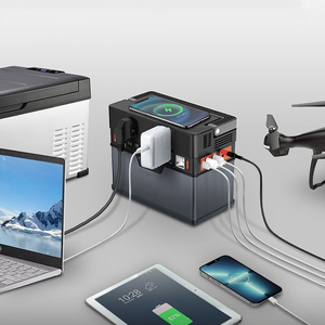 Gran oferta al aire libre 300W carga de coche fuente de alimentación de almacenamiento de energía 220V estación de energía portátil de emergencia con carga inalámbrica/ - Product Image 5