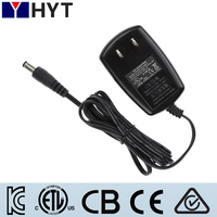 Adaptateur secteur portable 8W-12W, 5V 2A, pour routeur, modem, éclairage, prise de bureau, homologué CB UKCA ETL CE, ROHS, ABS PC, 12V 1A DC