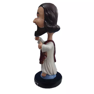 <strong>Custom</strong> Polyreisn Bobblehead Funny Shaking <strong>Jesus</strong> Christ <strong>Bobble</strong> <strong>Head</strong> Doll Resin Figurine for Car Decoration