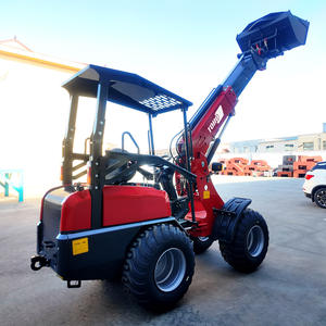 Maquinaria de Construcción China 4x4 4wd Telemanipulador, Carretilla Elevadora Telescópica, Cargadores Telescópicos Compactos, Mini Cargador Frontal - Product Image 3