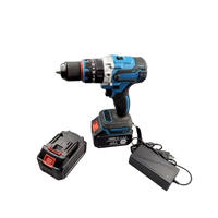 Perceuse sans fil puissante 21V au lithium, ensemble de charge double fil, boîte en caoutchouc pour le travail du bois - Vente en gros