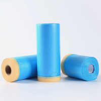 Film de protection plastique épaissi haute adhérence pour peinture en aérosol, autocollant statique spécial voiture anti-déchirure de peinture pour masquage