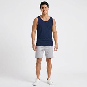 Custom Made Men's Fitness Gym <b>Vest</b> <b>Stringer</b> Tank Top for Casual Workout Bodybuilding Sports Custom Printed Logo - Product Image 1