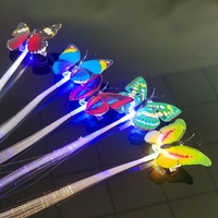 Accessoires de cheveux LED lumineux effet néon, extensions tressées et pinces papillon, décorations et cadeaux de fête qui brillent dans le noir