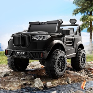   Voiture Électrique pour Enfants Musicale 12V 7Ah Batterie 4x4 Peinte avec Siège en Cuir et Roues en EVA Modèle M27 - Product Image 5