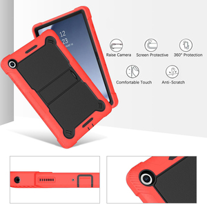 Étui pour tablette T-Mobile Revvl Tab <span class=keywords><strong>2</strong></span> 10,1 pouces, résistant aux chocs, protection intégrale à 360 degrés, robuste, avec béquille intégrée, étui pour tablette Android - Product Image 5