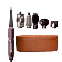 Multi-styler 6 In1 Ionic Air Chaud Lisseur Sèche-cheveux Moteur Brushless 1200W Wave Curl Diffuser Household Styling Tools