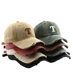 Thương Hiệu Thời Trang Gorra Tùy Chỉnh Thêu 6-Bảng Điều Chỉnh Cha Hat Người Đàn Ông Của Có Thể Điều Chỉnh Thường Xuyên Golf Cap Mũ Bóng Chày