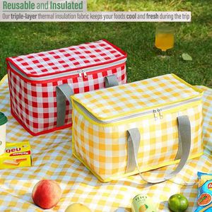 Bolsa Térmica Reutilizable para Comestibles y Entrega de Alimentos, Bolsas Térmicas con Logotipo Personalizado, Bolsas Térmicas Aisladas - Product Image 5