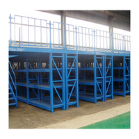 Système de plancher en mezzanine en acier modulaire personnalisé, plateforme de stockage d'entrepôt multi-niveaux à usage intensif, capacité de charge de 500 kg
