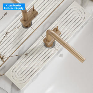 แผ่นรองก๊อกน้ำไดอะตอม แผ่นดูดซับน้ำไดอะตอมไมท์ แผ่นรองก๊อกน้ำสำหรับห้องครัวและห้องน้ำ - Product Image 2