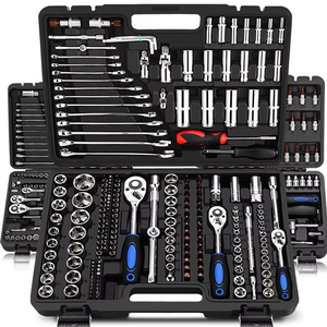 Kit Herramientas de réparation automobile ensemble d'outils de mécanique automobile boîte d'outils à main jeu de clés à douille trousse d'outils multifonctions ensembles de douilles - Product Image 2