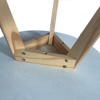 Table d'appoint ronde moderne blanche, table de chevet, table basse, table d'appoint pour salon, chambre à coucher, petits espaces, montage facile, table de chevet naturelle