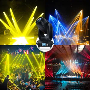 Cabezal móvil Dmx Zoom de alta calidad, luces de escenario, 380, haz de luz, cabezal móvil, 500W, para Dj y discotecas