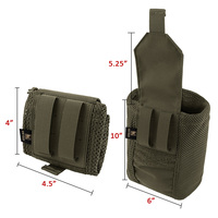 KRYDEX Ranger Vert Tactique MOLLE Drop Pouch Pliable Mag Sac de Recyclage Mesh Dump Pouch