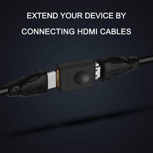BENFEI 4K için HDMI kadın dişi adaptör 2 paket PVC ceket ve folyo koruyucu ile HDTV monitör bilgisayar için stoklanan ürün - Product Image 2