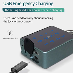 Tuya מנעול חכם שלט רחוק tt נעילת מיכל מגנטי ביומטרי עם טביעת אצבע מנעול טביעת אצבע - Product Image 3