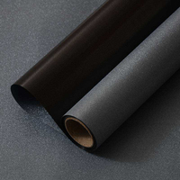 Papier d'emballage floral en satin de soie texturé, imperméable, en pâte vierge, pour bouquets et cadeaux