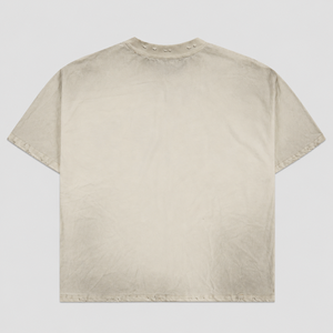 เสื้อยืดพิมพ์ลายกราฟิกสีขาวสไตล์วินเทจทรงบ็อกซี่ผ้าคอตตอนหนาพิเศษสำหรับผู้ชาย แนวสตรีทแวร์ลำลอง ไซส์ใหญ่พิเศษ - Product Image 2