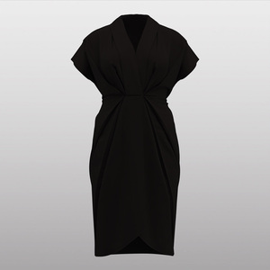 Nuovo Elegante Abito <span class=keywords><strong>da</strong></span> Donna Aderente Delicato e Raffinato Lungo Elasticizzato Morbido con Spalle Strutturate - Product Image 5