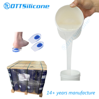 Silicone souple de qualité médicale pour la fabrication de semelle intérieure caoutchouc de silicone RTV-2 liquide