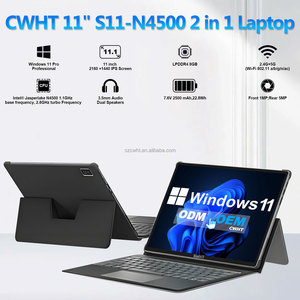 Mini 2 trong 1 máy tính xách tay máy tính 11 inch màn hình cảm ứng 16GB RAM 512GB SSD in-tel Celeron n4500 Win 11 máy tính bảng Máy tính xách tay - Product Image 2