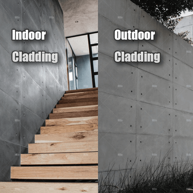 Concrete Panel GFRC Interior Exterior Decorative Home Cladding for Indoor and Outdoor Wall Panels & Boards Fiber Cement Interior