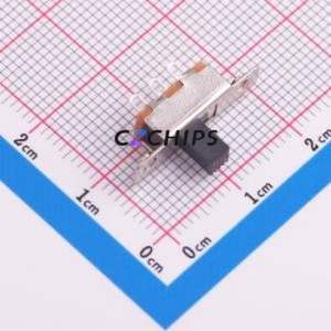SS-12F16-G050 Slide Switch Through hole Component (THT) Switch Single Pole Double Throw Rectangle Pin Header Solder Tab 19.5mm - Product Image 1