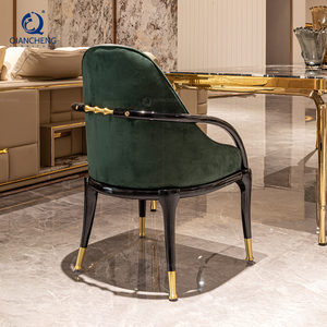 QIANCHENG acier inoxydable foncé solide cadre en bois chaise <span class=keywords><strong>de</strong></span> salle à manger minimaliste restaurant meubles <span class=keywords><strong>fauteuil</strong></span> <span class=keywords><strong>de</strong></span> style français - Product Image 4